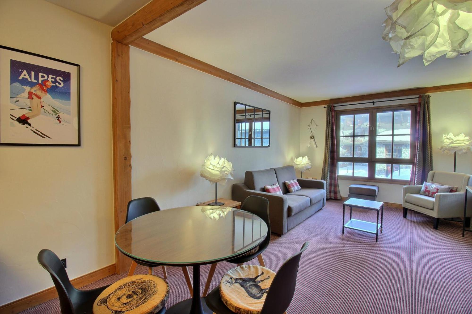 Arc 1950 - Appartement Moderne - Sauna Hammam Jacuzzi - 4 Personnes Les Arcs  Luaran gambar